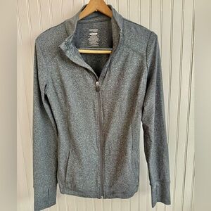Danskin Gray Athletic Jacket Size Small with full zipper